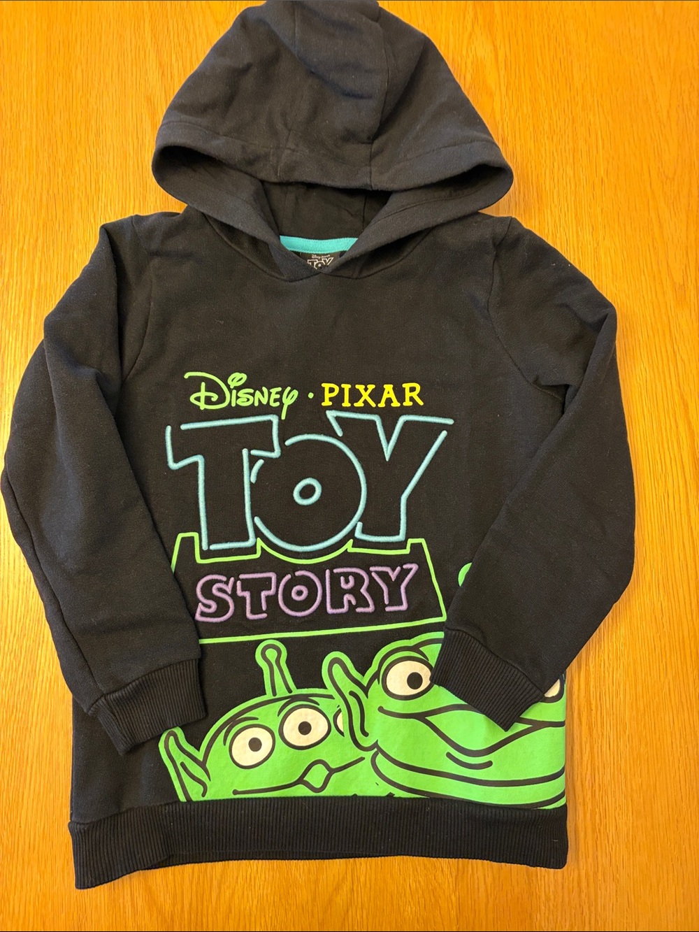Toy Story Black Hoodie - size 6-7 years